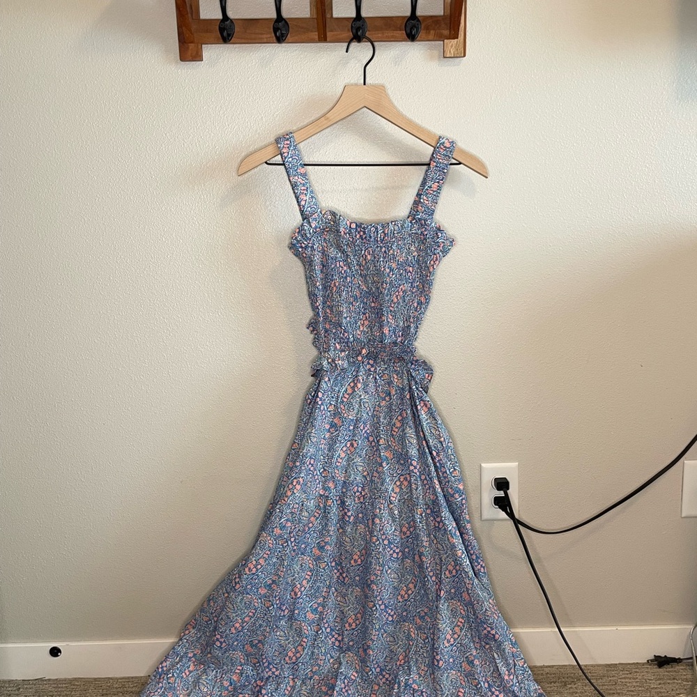 The New Society - Albertina Woman’s Dress - Bourton Bloom Liberty